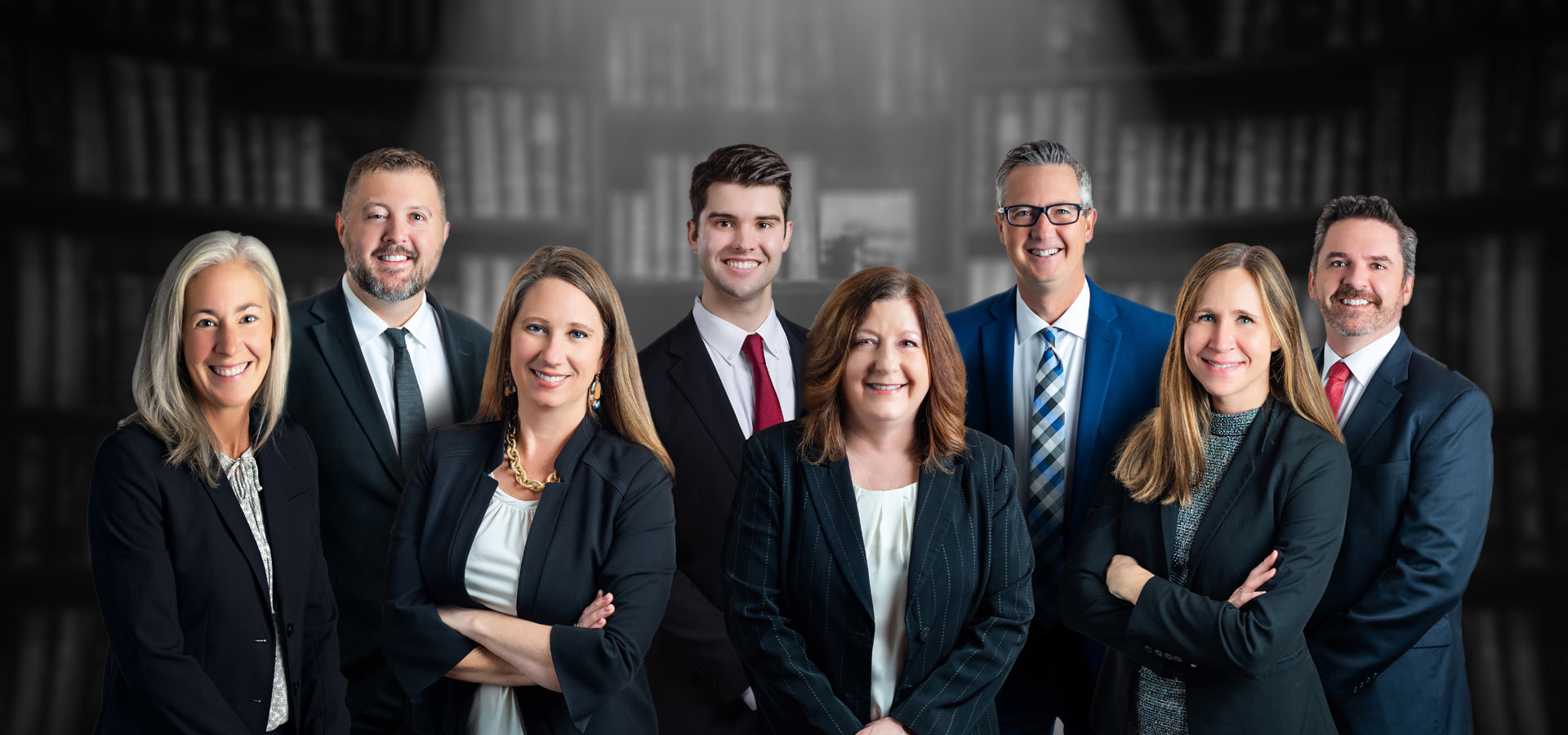 Group photo of attorneys at HRBK Law